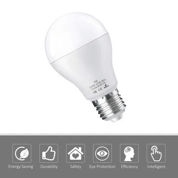 LED Bulb Lamps E27 LED Light Bulb 7W High Brightness Smart Radar Sensor LED Lamp for Stairs Garden Balcony Garage Lounge Hallway
LED Bulb Lamps E27 LED Light Bulb 7W High Brightness Smart Radar Sensor LED Lamp for Stairs Garden Balcony Garage Lounge Hallway