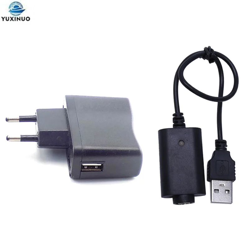 

AC Wall USB Charger for Electronic Cigarette E Cig Chargers Cable For 510 Ego T C EVOD Twist Vision Spinner 2 3 mini battery