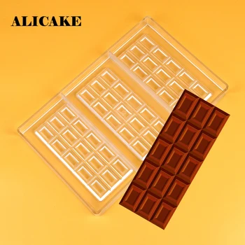 Polycarbonate Chocolate Bar Mold Plastic Chocolate Bar Form Thickened Mould Baking Pastry Cake Decoration Bakery Tray Tools
Polycarbonate Chocolate Bar Mold Plastic Chocolate Bar Form Thickened Mould Baking Pastry Cake Decoration Bakery Tray Tools