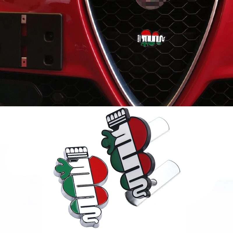 1Pcs 3D Metal Car Stickers Front Grille Badge Car Styling For Alfa Romeo 4C 8C 156 166 159 Giulietta Spider GT Auto Accessories
1Pcs 3D Metal Car Stickers Front Grille Badge Car Styling For Alfa Romeo 4C 8C 156 166 159 Giulietta Spider GT Auto Accessories