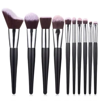 Simple 10pcs Wave Types Makeup Brush Set Loose Powder Brush Eyeshadow Brush Blush Brush Kit Professional Makeup Tools-
Simple 10pcs Wave Types Makeup Brush Set Loose Powder Brush Eyeshadow Brush Blush Brush Kit Professional Makeup Tools-