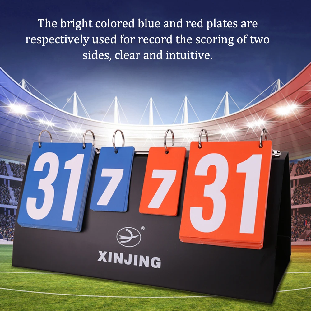 Portable Basketball Score Board 4 Digit Sports Scoreboard for Volleyball Table Tennis Handball Badminton Counter Board
Portable Basketball Score Board 4 Digit Sports Scoreboard for Volleyball Table Tennis Handball Badminton Counter Board