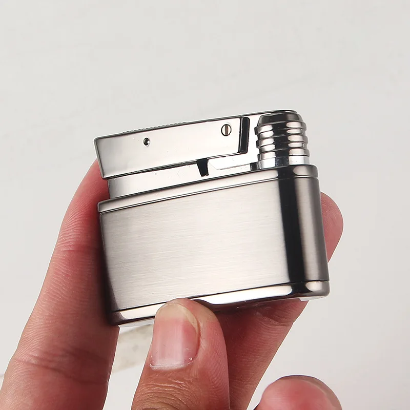 Grinding Wheel Kerosene Butane Gas Lighter Zine Alloy Metal Small and Portable Encendedore Cigarteet and Ciage Lighter Men Gift
Grinding Wheel Kerosene Butane Gas Lighter Zine Alloy Metal Small and Portable Encendedore Cigarteet and Ciage Lighter Men Gift
