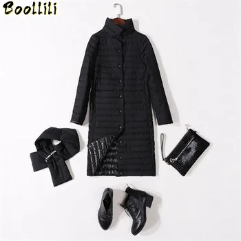Boollili Long Ultra Light White Duck Down Jackets For Women Winter Autumn Women's Jacket With Scarf Slim Coat Female Parka
Boollili Long Ultra Light White Duck Down Jackets For Women Winter Autumn Women's Jacket With Scarf Slim Coat Female Parka