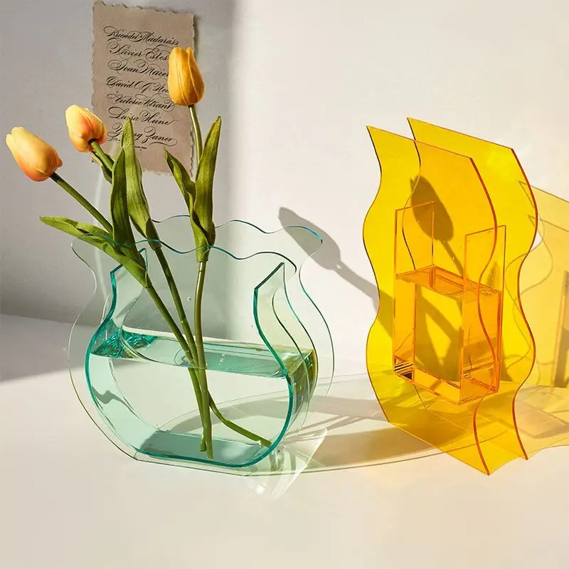 Modern Garden Vase Plant Transparent Acrylic Vase Rustic Home Decor Dry Flower Vase Aesthetic Wazony Office Accessories BI50VS
Modern Garden Vase Plant Transparent Acrylic Vase Rustic Home Decor Dry Flower Vase Aesthetic Wazony Office Accessories BI50VS