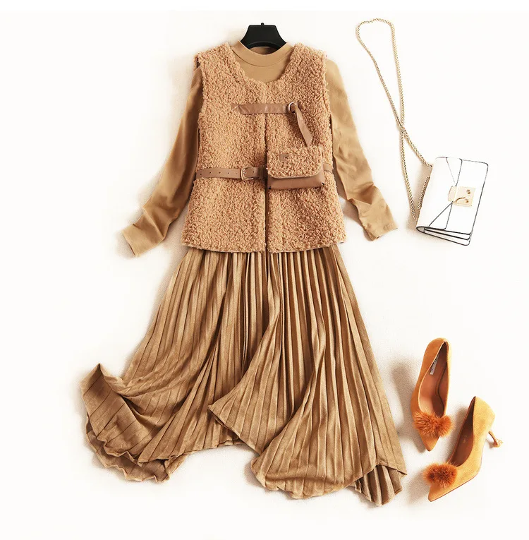 2019 Autumn & Winter New Fashion Irregular Suede A-line Imitation Sheep Curling Vest Two-piece 2 Color Free Shipping Worldwide
2019 Autumn & Winter New Fashion Irregular Suede A-line Imitation Sheep Curling Vest Two-piece 2 Color Free Shipping Worldwide