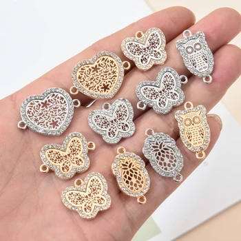 10pcs Crystal Mixed Charms Hollow Butterfly Heart Charm Pendants Making DIY Handmade Jewelry For Bracelet Earrings Necklace 
10pcs Crystal Mixed Charms Hollow Butterfly Heart Charm Pendants Making DIY Handmade Jewelry For Bracelet Earrings Necklace