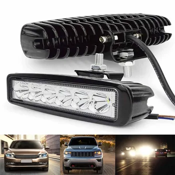Led Work Light 12v Driving Fog Offroad Car Light 18w 6000k Waterproof Adjustable Led Work Light Bar Spotlight Flood Lamp New
Led Work Light 12v Driving Fog Offroad Car Light 18w 6000k Waterproof Adjustable Led Work Light Bar Spotlight Flood Lamp New