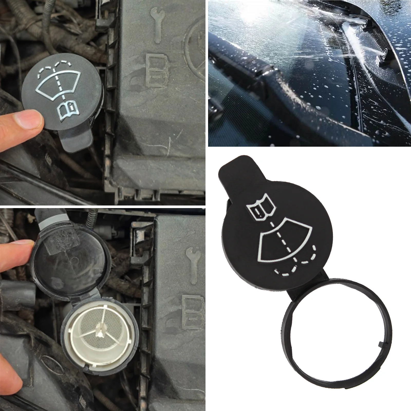 Car Windshield Washer Bottle Cap Nozzle Cover Windscreen Wiper 13227300 for Vauxhall Astra J Meriva B Corsa Adam
Car Windshield Washer Bottle Cap Nozzle Cover Windscreen Wiper 13227300 for Vauxhall Astra J Meriva B Corsa Adam
