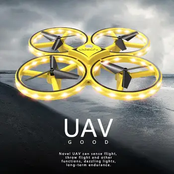 Smart Watch Controlled Interactive Induction Mini Quadcopter UAV Drone Toy Gift Remote Sensing Gesture Aircraft UFO Noctilucent
Smart Watch Controlled Interactive Induction Mini Quadcopter UAV Drone Toy Gift Remote Sensing Gesture Aircraft UFO Noctilucent