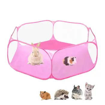Portable Foldable Small Pet Playpen Cage Hexagon Tent Dog Hamster Rabbit Transparent Breathable Exercise Yard Fence
Portable Foldable Small Pet Playpen Cage Hexagon Tent Dog Hamster Rabbit Transparent Breathable Exercise Yard Fence