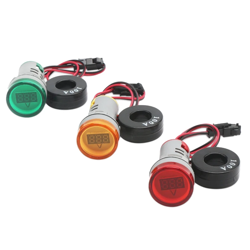 Mini Ac 100A Led Indicator Ac 0-100A Digital Ammeter Current Test Instrument 3 Green Red Yellow Warning Accident Signal Indicato
Mini Ac 100A Led Indicator Ac 0-100A Digital Ammeter Current Test Instrument 3 Green Red Yellow Warning Accident Signal Indicato