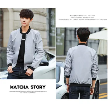 Droppshiping Men Casual Coat Thin Simple Baseball Collar Breathable Slim Coat for Autumn d88 
Droppshiping Men Casual Coat Thin Simple Baseball Collar Breathable Slim Coat for Autumn d88