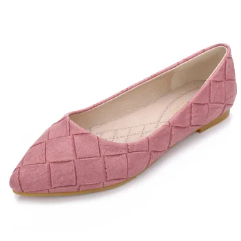 Woman Autumn Pu Leather Grid Casual Shoes Women Slip On Pointed Toe Flat Soft Bottom Shoes Female Plus Size Lady Footwear
Woman Autumn Pu Leather Grid Casual Shoes Women Slip On Pointed Toe Flat Soft Bottom Shoes Female Plus Size Lady Footwear