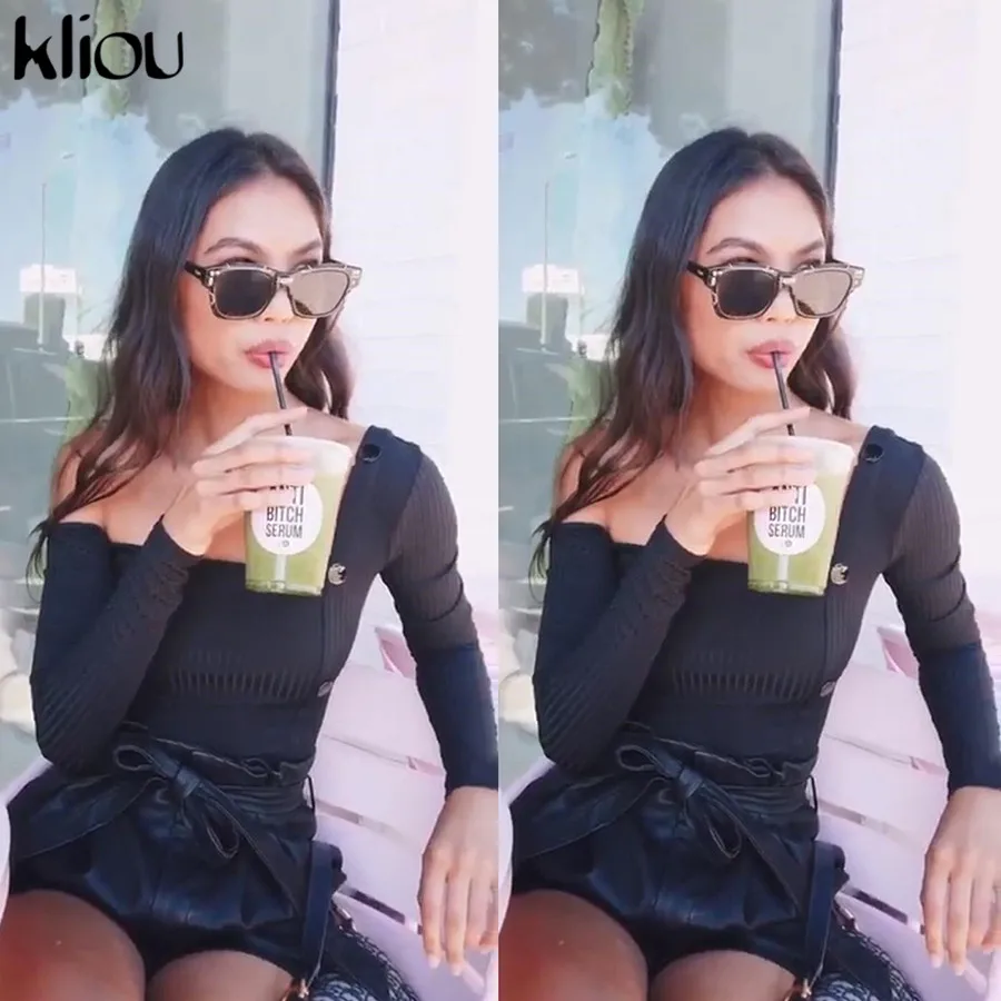 Kliou Sexy Women One-shoulder Bodysuit 2019 Full Sleeve Fitness Strap Rompers Women Slim Bodycon Body Playsuit Black Overalls
Kliou Sexy Women One-shoulder Bodysuit 2019 Full Sleeve Fitness Strap Rompers Women Slim Bodycon Body Playsuit Black Overalls