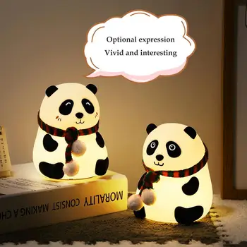 LED Panda Touch Light Nightlight 7 Color Change 3D Light Touch Lamp USB Rechargeable Touch Light Kids Bedside Lamp
LED Panda Touch Light Nightlight 7 Color Change 3D Light Touch Lamp USB Rechargeable Touch Light Kids Bedside Lamp