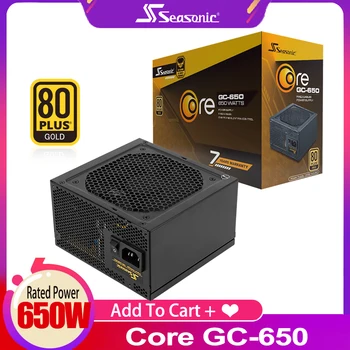 Seasonic GC650 Active Power 80PLUS Gold Desktop Power Supply 100% Original Rated 650W power computer power supply 
Seasonic GC650 Active Power 80PLUS Gold Desktop Power Supply 100% Original Rated 650W power computer power supply