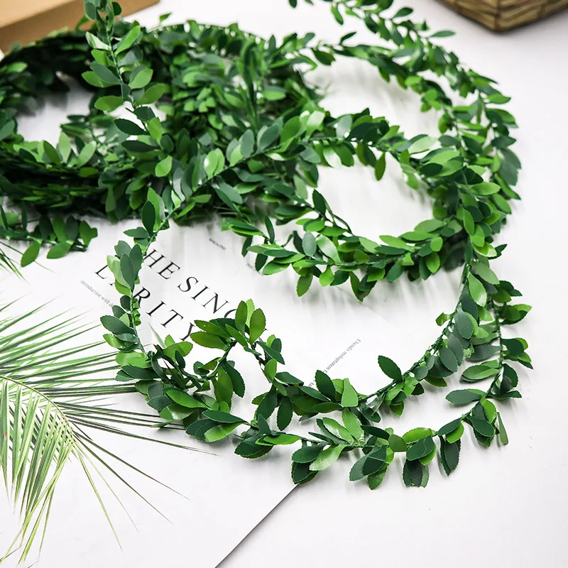Currently Available Wholesale Green Leaf Garland Iron Wire Rattan with Iron Wire Simulation Willow Branch Handmade DIY for Makin
Currently Available Wholesale Green Leaf Garland Iron Wire Rattan with Iron Wire Simulation Willow Branch Handmade DIY for Makin