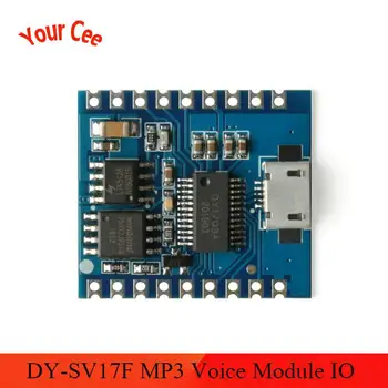 Voice Playback Module DY-SV17F MP3 Voice Module WAV Decoding 32Bit IO Trigger UART Control Storage Audio USB Download Flash
Voice Playback Module DY-SV17F MP3 Voice Module WAV Decoding 32Bit IO Trigger UART Control Storage Audio USB Download Flash