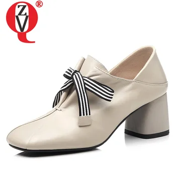 ZVQ spring new fashion women pumps outside high heels square toe mixed colors genuine leather office women shoes drop shipping
ZVQ spring new fashion women pumps outside high heels square toe mixed colors genuine leather office women shoes drop shipping