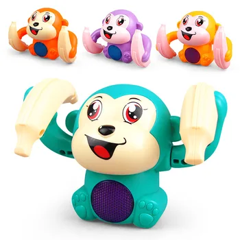 Electric Flipping Monkey Children Animal Model Toy Voice Control Induction Cartoon Rolling Banana Baby Monkey Electric Toy
Electric Flipping Monkey Children Animal Model Toy Voice Control Induction Cartoon Rolling Banana Baby Monkey Electric Toy
