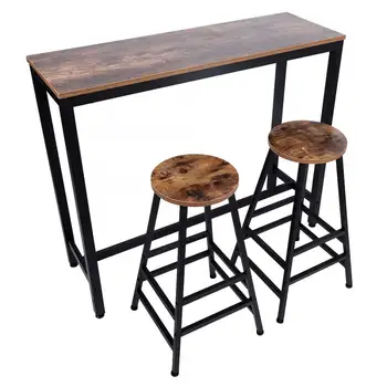 Bar Table Household Coffee Shop Bar Table And Chair Pub Height Bar Stool Dining Bistro Combination (1 Table 2 Chairs)
Bar Table Household Coffee Shop Bar Table And Chair Pub Height Bar Stool Dining Bistro Combination (1 Table 2 Chairs)