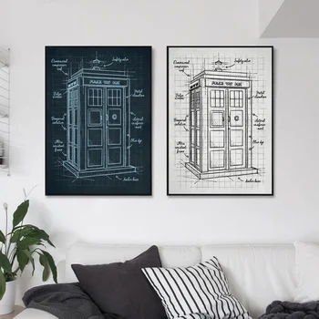 Doctor Who Tardis plan Black Blue Blueprint Poster Canvas Print Home Decor Wall Art Decor No Frame
Doctor Who Tardis plan Black Blue Blueprint Poster Canvas Print Home Decor Wall Art Decor No Frame