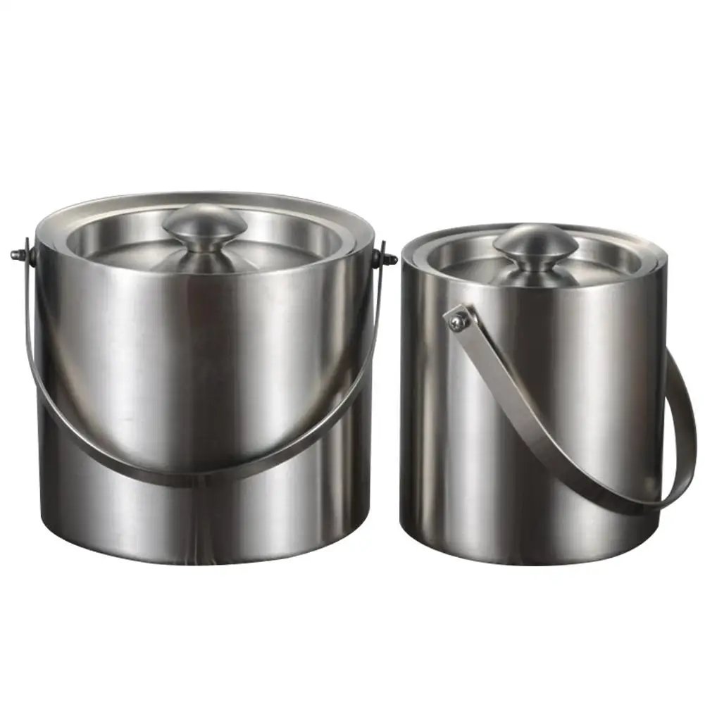 New Arrival 2L/3L 2 Tier Stainless Steel Insulation Ice Bucket With Lid Handle For Wine Champagne Bar KTVs
New Arrival 2L/3L 2 Tier Stainless Steel Insulation Ice Bucket With Lid Handle For Wine Champagne Bar KTVs