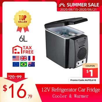 12V Refrigerator Freezer Heater 6L Mini Car Fridge Cooler & Warmer Portable Fridge Icebox Travel Refrigerator Car Accessories
12V Refrigerator Freezer Heater 6L Mini Car Fridge Cooler & Warmer Portable Fridge Icebox Travel Refrigerator Car Accessories