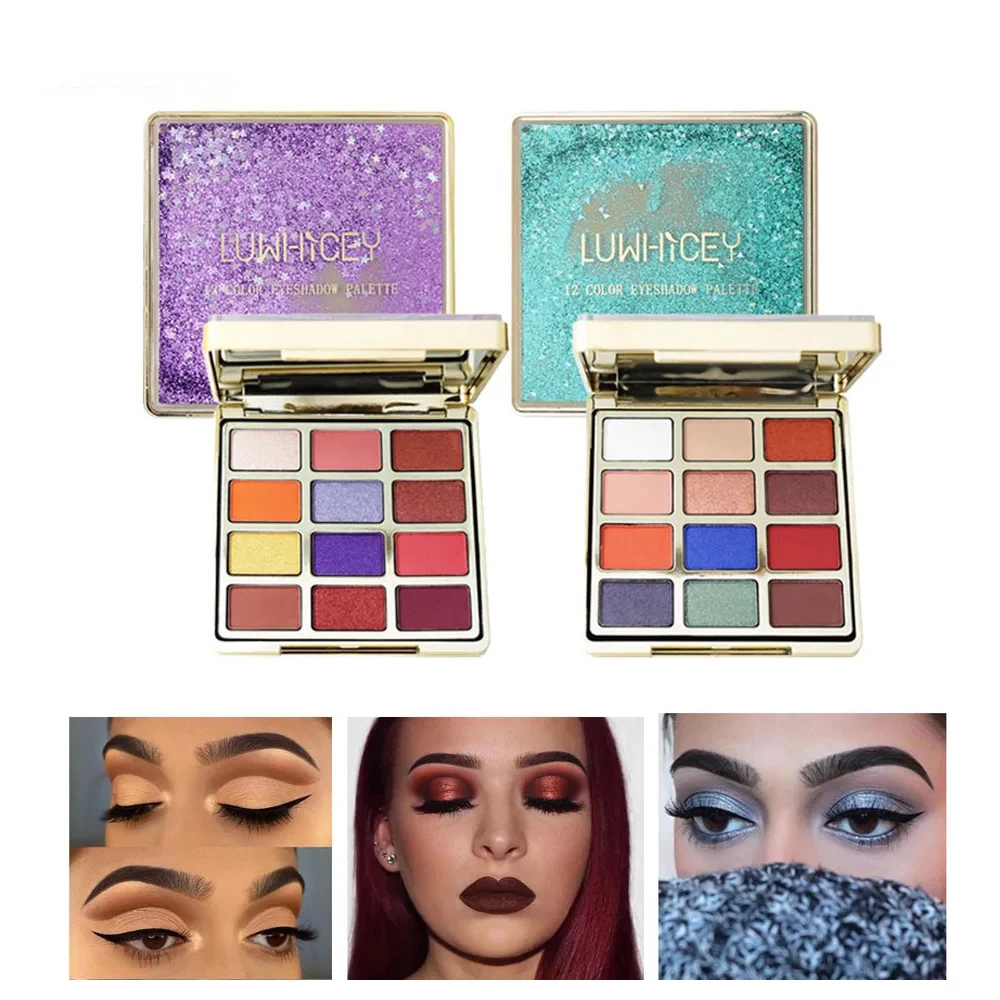 Professional Eyeshadow Makeup Set 12 Colors Natural Matte Shimmer Eye Shadow Palette Glitter Quicksand Box Shadows Cosmetics
Professional Eyeshadow Makeup Set 12 Colors Natural Matte Shimmer Eye Shadow Palette Glitter Quicksand Box Shadows Cosmetics