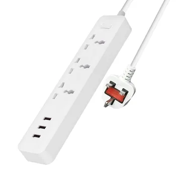 Home Office Electrical Socket Power Board with Switch 3AC Uinversal Outlets 3Ports USB Fast Charger 1.8M Extension Cord
Home Office Electrical Socket Power Board with Switch 3AC Uinversal Outlets 3Ports USB Fast Charger 1.8M Extension Cord