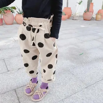 2020 Korea Style Girls Dots Ruffles Pants Fashion Kids Long Pants Girls Clothes 2-8 Years 
2020 Korea Style Girls Dots Ruffles Pants Fashion Kids Long Pants Girls Clothes 2-8 Years