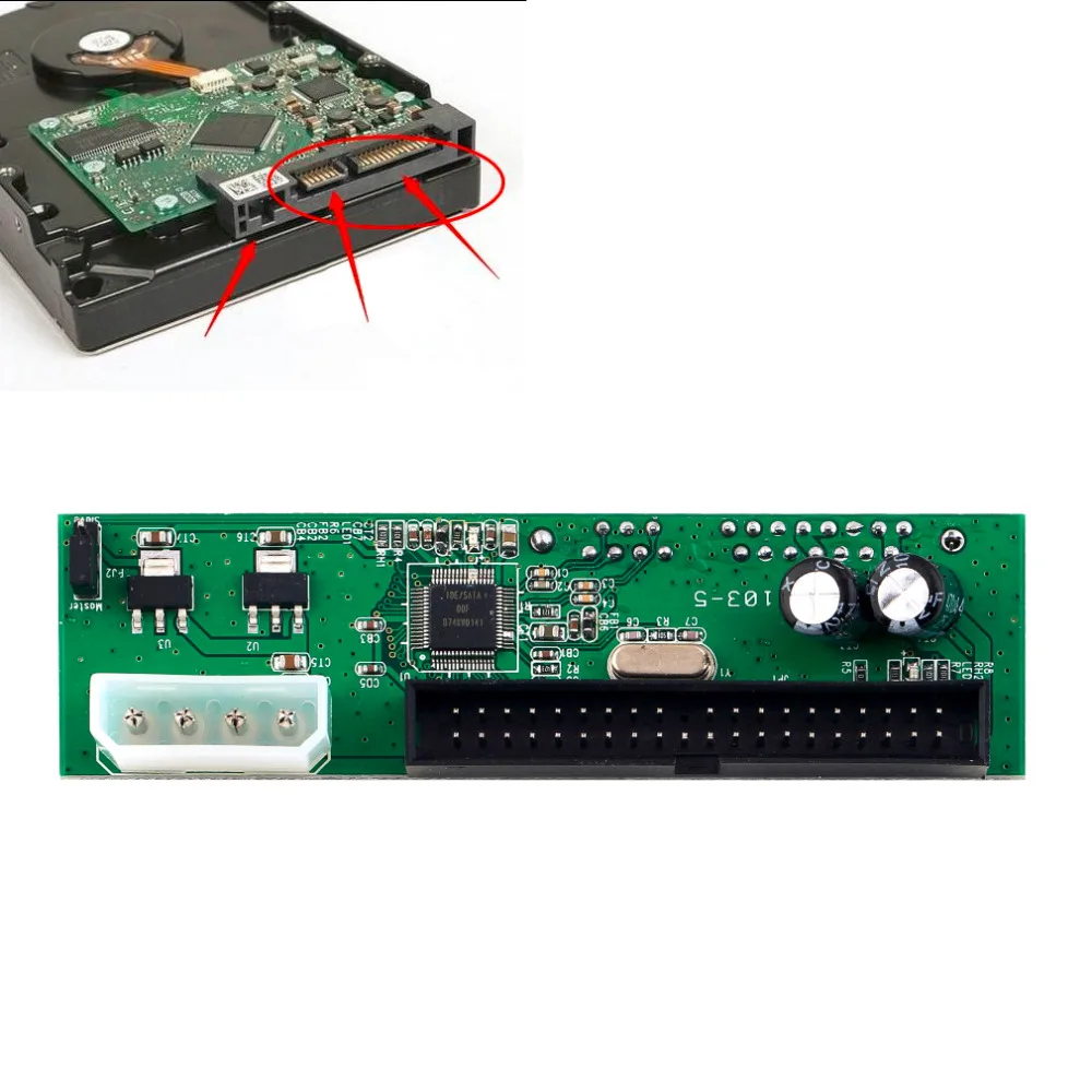 Newest SATA TO PATA IDE Converter Adapter Plug & Play 7+15 Pin 3.5/2.5 SATA HDD DVD Wholesale in stock!!!
Newest SATA TO PATA IDE Converter Adapter Plug & Play 7+15 Pin 3.5/2.5 SATA HDD DVD Wholesale in stock!!!