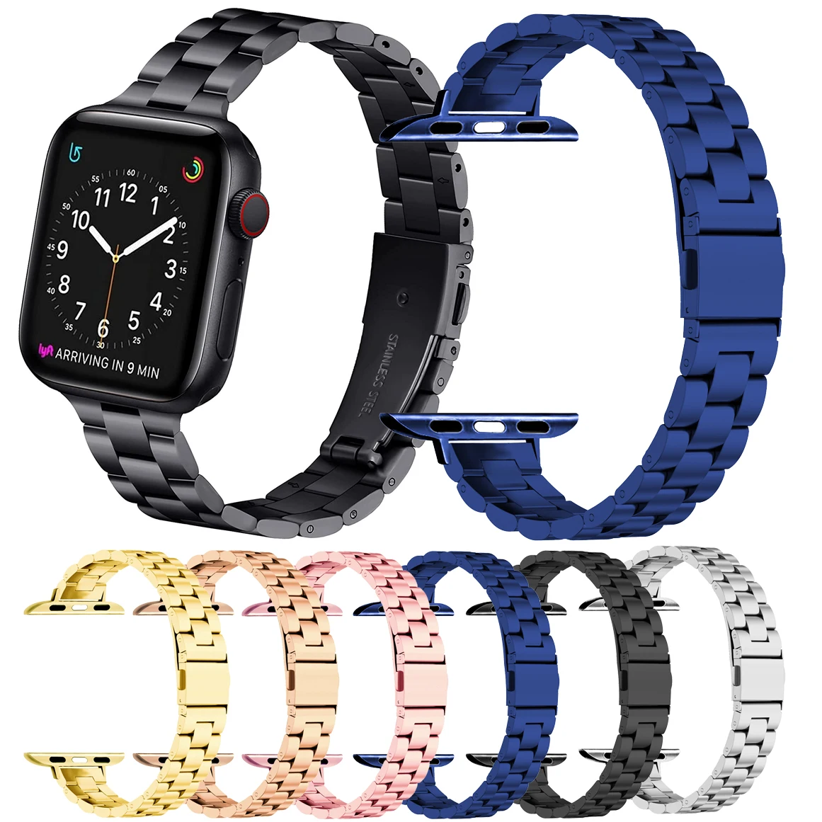 Essidi Thin Stainless Steel Bracelet Band For Apple Watch Series 6 SE 5 4 40 44mm Metal Slim Wrist Strap Chain For 3 2 1 38 42mm
Essidi Thin Stainless Steel Bracelet Band For Apple Watch Series 6 SE 5 4 40 44mm Metal Slim Wrist Strap Chain For 3 2 1 38 42mm