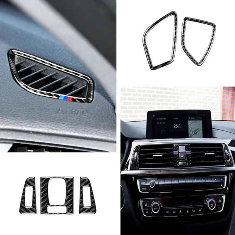Carbon Fiber Car Center Console Air Conditioning Vent Cover Frame Stickers Outlet Air Panel Decal for Bmw F30 F34 Car Styling
Carbon Fiber Car Center Console Air Conditioning Vent Cover Frame Stickers Outlet Air Panel Decal for Bmw F30 F34 Car Styling