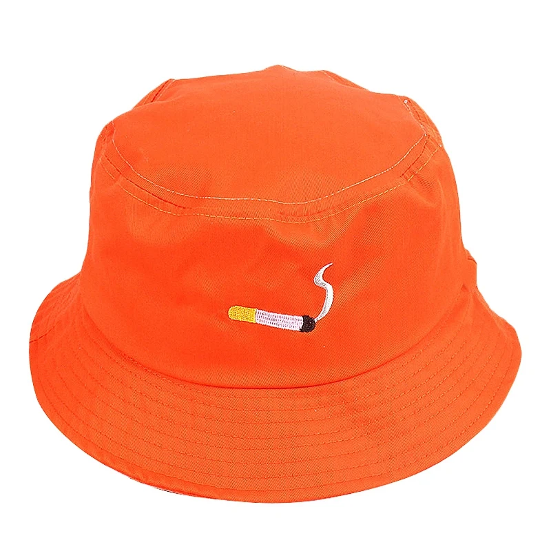 Шляпа-ведро с вышивкой для мужчин и женщин шляпа в стиле хип-хоп рыбацком