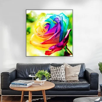 Colorful Diamond Painting Rose Flower DIY Drill Diamond Embroidery Flower Picture Diamond Cross Stitch Home Decoration Christmas
Colorful Diamond Painting Rose Flower DIY Drill Diamond Embroidery Flower Picture Diamond Cross Stitch Home Decoration Christmas
