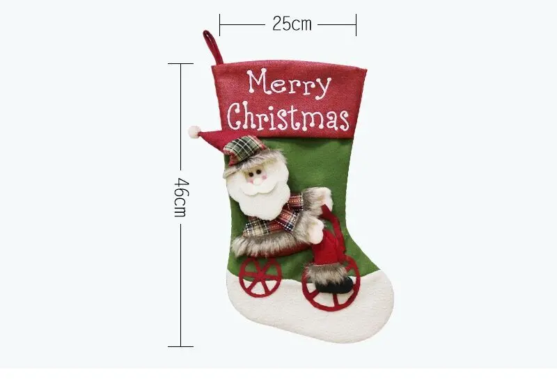 santa claus stocking christmas eve gifts xmas stocking