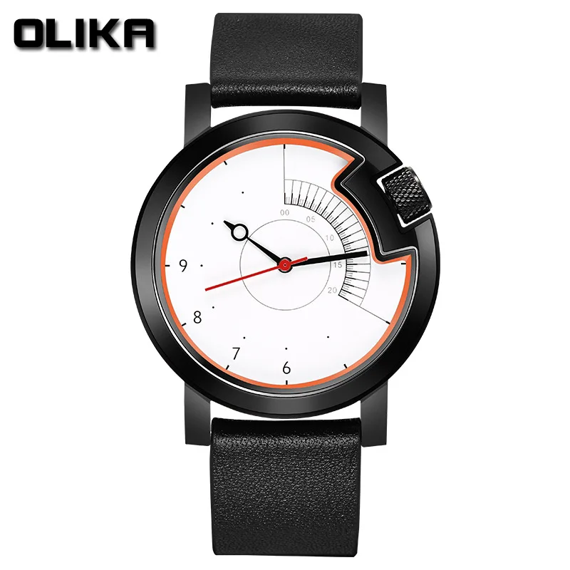OLIKA Digital watch men Multi-Function Sports Life Waterproof Watch High-End Leather Watch Thin Multifunction Watches mens gifts
OLIKA Digital watch men Multi-Function Sports Life Waterproof Watch High-End Leather Watch Thin Multifunction Watches mens gifts