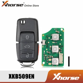 XHORSE Universal Remote Key XKB509EN Wired Car Keys B5 Style Flip 3+1 Buttons for VVDI Key Tool English Version
XHORSE Universal Remote Key XKB509EN Wired Car Keys B5 Style Flip 3+1 Buttons for VVDI Key Tool English Version