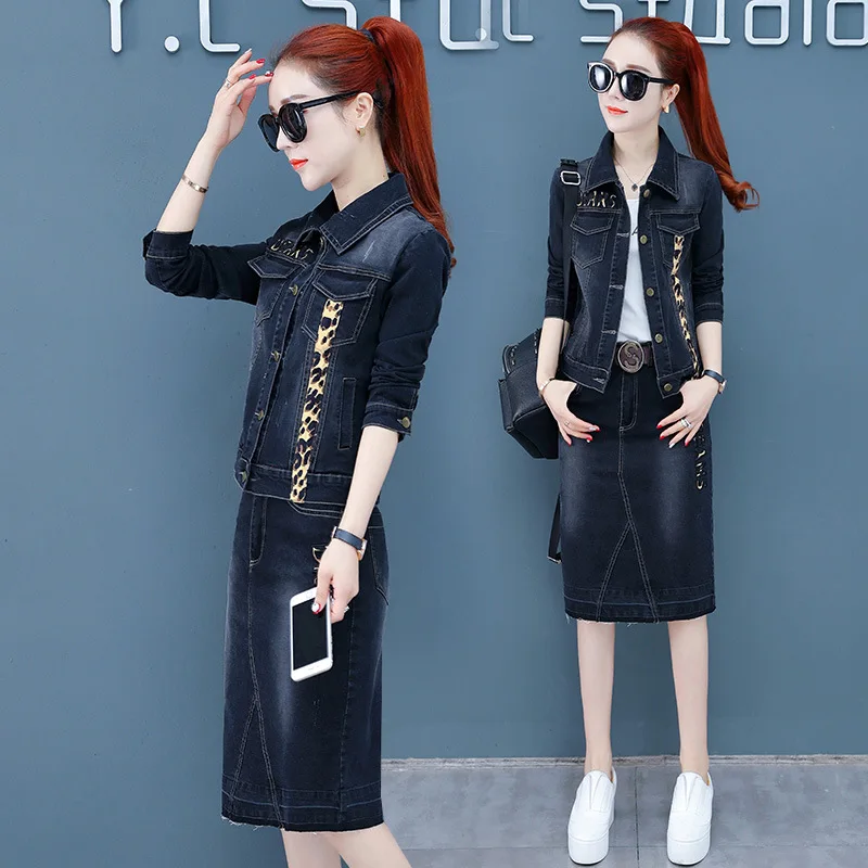 Dress Women's 2020 New Style Fashion Elegant Spring And Autumn Denim Top with Skirt zi yang Gas Two-Piece Set Fashion
Dress Women's 2020 New Style Fashion Elegant Spring And Autumn Denim Top with Skirt zi yang Gas Two-Piece Set Fashion