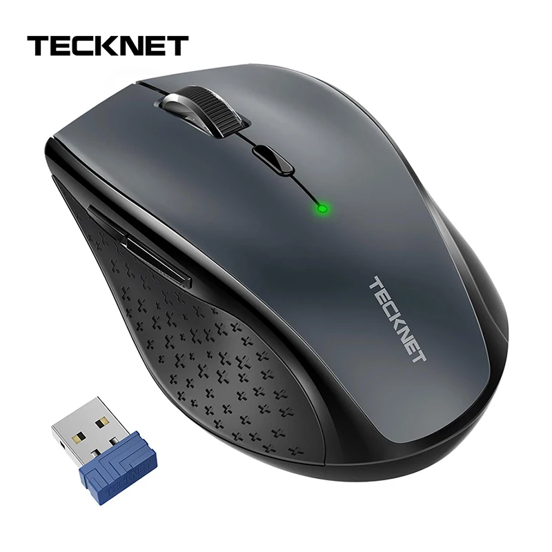 TeckNet Alpha Ergonomic 2.4G Wireless Optical Mobile Mouse with USB Nano Receiver for Laptop PC Computer 6 Buttons
TeckNet Alpha Ergonomic 2.4G Wireless Optical Mobile Mouse with USB Nano Receiver for Laptop PC Computer 6 Buttons