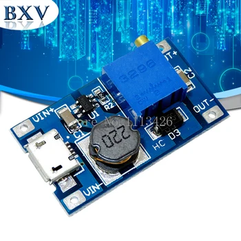 10PCS/LOT MT3608 DC-DC Adjustable Boost Module 2A Boost Plate Step Up Module With Micro USB LM2577 Replace XL6009
10PCS/LOT MT3608 DC-DC Adjustable Boost Module 2A Boost Plate Step Up Module With Micro USB LM2577 Replace XL6009
