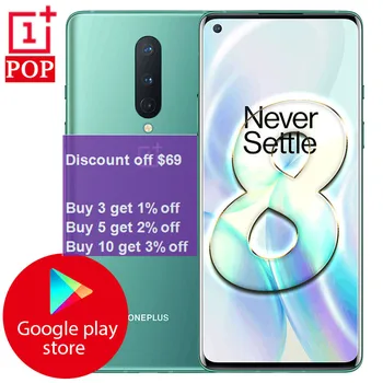Stock Oneplus 8 5G Snapdragon 865 Octa Core 8 Mobilephone Android 10 NFC Smartphone Original 6.55 Inch 90hz Smart Phones
Stock Oneplus 8 5G Snapdragon 865 Octa Core 8 Mobilephone Android 10 NFC Smartphone Original 6.55 Inch 90hz Smart Phones