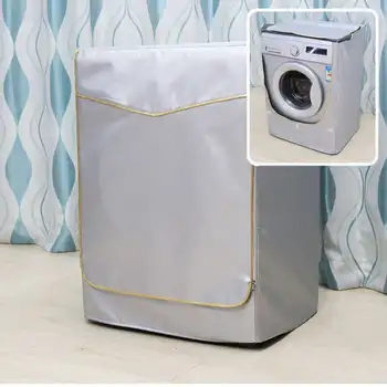 4 Size Automatic Roller Washer Sunscreen Washing Machine Waterproof Cover Dryer Polyester Silver Dustproof Washing Machine Cover
4 Size Automatic Roller Washer Sunscreen Washing Machine Waterproof Cover Dryer Polyester Silver Dustproof Washing Machine Cover