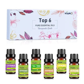 KIUNO 10ml 6Pcs Set 100% Pure Plant Aromatherapy Diffusers Essential Oil for Humidifier Fragrance Lamp Air Aromatherapy Body Oil
KIUNO 10ml 6Pcs Set 100% Pure Plant Aromatherapy Diffusers Essential Oil for Humidifier Fragrance Lamp Air Aromatherapy Body Oil