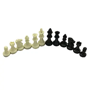 Medieval Chess Pieces/Plastic Complete Chessmen International Word Chess Game Entertainment Black&White
Medieval Chess Pieces/Plastic Complete Chessmen International Word Chess Game Entertainment Black&White