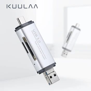 KUULAA Type C OTG Card Reader With USB Female Interface For PC USB 3.0 Read TF Memory Card Reader Adapter Computer Supplies
KUULAA Type C OTG Card Reader With USB Female Interface For PC USB 3.0 Read TF Memory Card Reader Adapter Computer Supplies