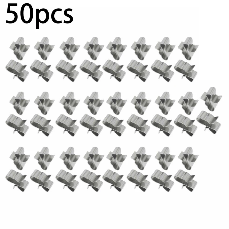 50pcs Stainless Steel Cable Clip Silver Tone Solar Photovoltaic Parts Cable Clip Clamp New Arrival
50pcs Stainless Steel Cable Clip Silver Tone Solar Photovoltaic Parts Cable Clip Clamp New Arrival