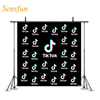 LEVOO Photography Backdrop Tok Tik Party Logo Repeat Photo Background Photo Studio Backdrop Shoot Props Photophone Photocall
LEVOO Photography Backdrop Tok Tik Party Logo Repeat Photo Background Photo Studio Backdrop Shoot Props Photophone Photocall